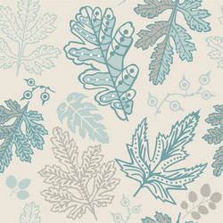 seamless pattern with leaf copy that square vector image