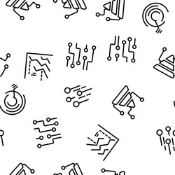 data analysis analytic seamless pattern vector image