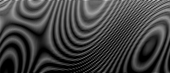 abstract horizontal background with linear waves vector image