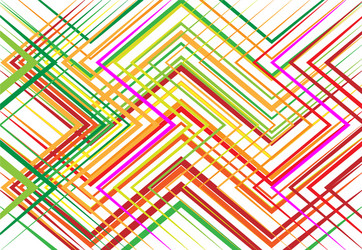 geometric structure network chaotic jumble vector image