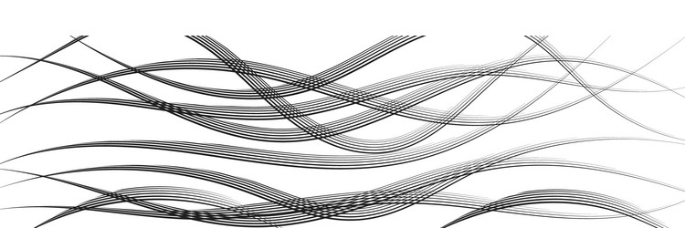 abstract background wavy intertwining lines vector image