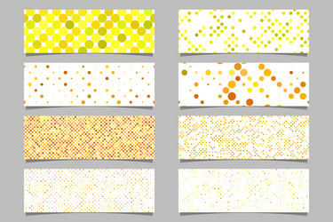 abstract dot pattern banner background template vector image
