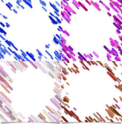 colorful random diagonal stripe pattern vector image