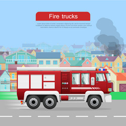 Building fire Royalty Free Vector Image - VectorStock