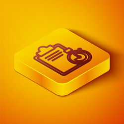 Isometric line verification delivery list vector
