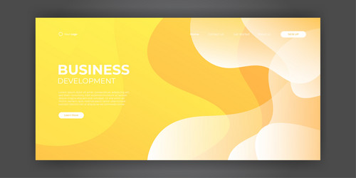 design for landing page abstract background 3d vector image