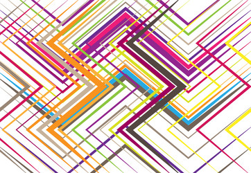 geometric structure network chaotic jumble vector image