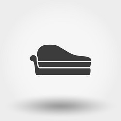 Soft sofa icon Royalty Free Vector Image - VectorStock