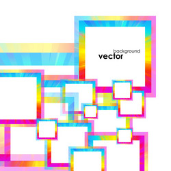 Abstract Sparkling Frames Background vector image