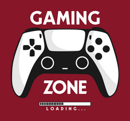 game zone loading for gamers vector image