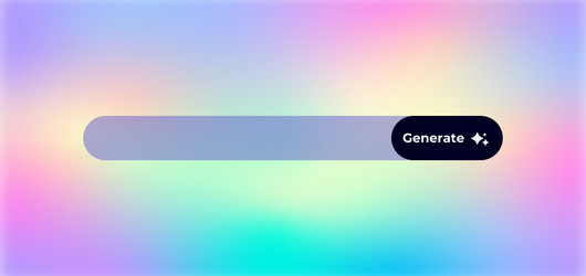 modern interface search bar with colorful gradient vector image