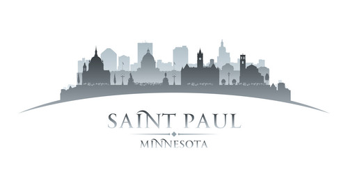 Saint Paul, Minnesota City Map by Inspirowl Design