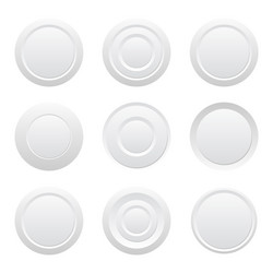 multimedia control buttons vector