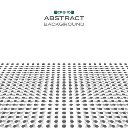 abstract background of gray circle dot pattern vector image