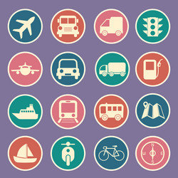 Transport icon vector