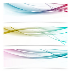 Contemporary transparent speed swoosh wave header vector