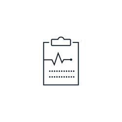 medical diagnostics creative icon from medicine vector