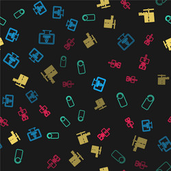 set line monitor with password please do vector image