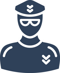 sergeant icon which can easily modify or e vector image