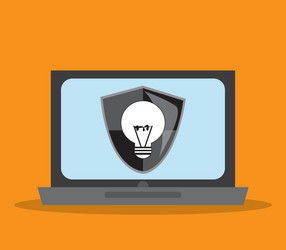 security data and cyber system design vector image