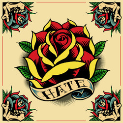 Old School Roses and Ribbons Vector Image