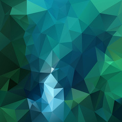 Geometric Emerald Polygon Pattern vector