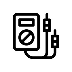 multiple icon thin linear style design isolated vector image