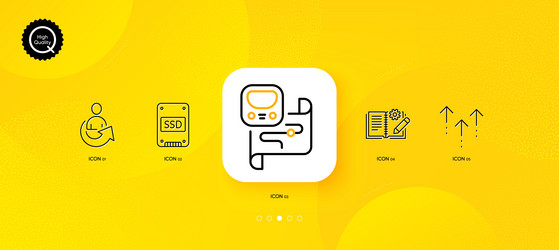 metro map engineering documentation and share vector image