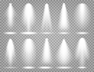 Light effect - spotlight eps 10 Royalty Free Vector Image