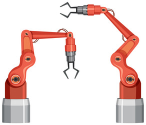 A robotic machine using in factory vector