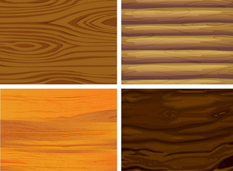 Wood texture set Royalty Free Vector Image - VectorStock