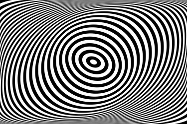 Abstract op art design vector