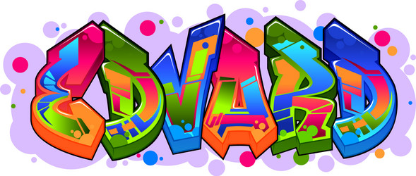 edvard graffiti name text design vector