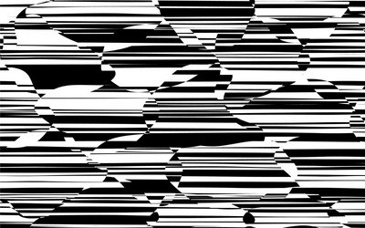 random chaotic lines abstract geometric pattern vector image