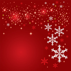 Christmas Snowflake Background vector image
