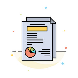 page layout report presentation abstract flat vector image