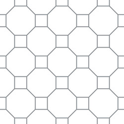 paving slabs in the form of squares and hexagons vector image