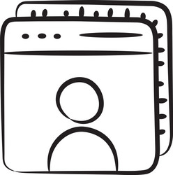 web user vector image