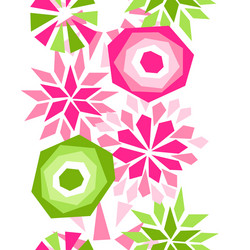 Seamless pattern with decorative flowers vector