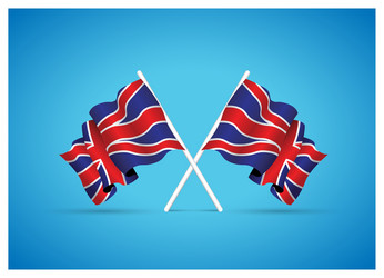 united kingdom flag vector