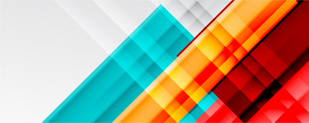 Geometric abstract backgrounds with shadow lines vector