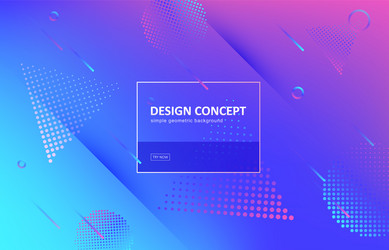 Abstract Geometric Gradient Background vector image