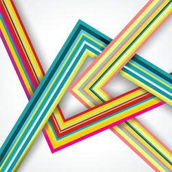 color layers overlap background with space vector image