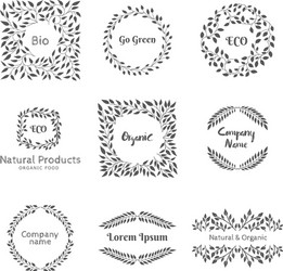 ECO Elements - Logo & Label Vector Image