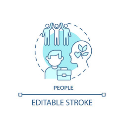 Workplace safety concept icon Royalty Free Vector Image