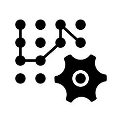 complexity framework system icon vector image