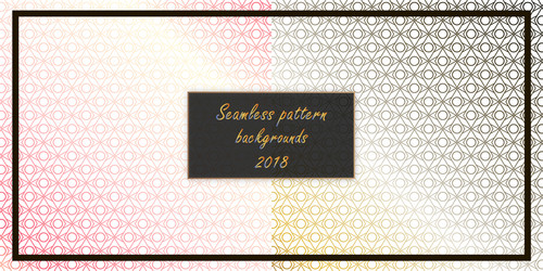 Geometric Pattern Set vector image