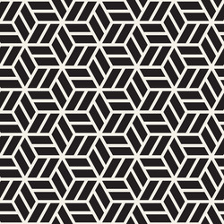 Modern Hexagonal Stripe Pattern vector image