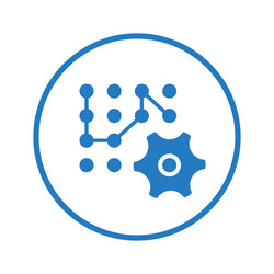 complexity framework system icon vector image