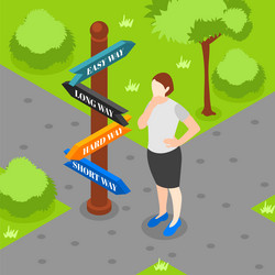 Decision making icons set Royalty Free Vector Image